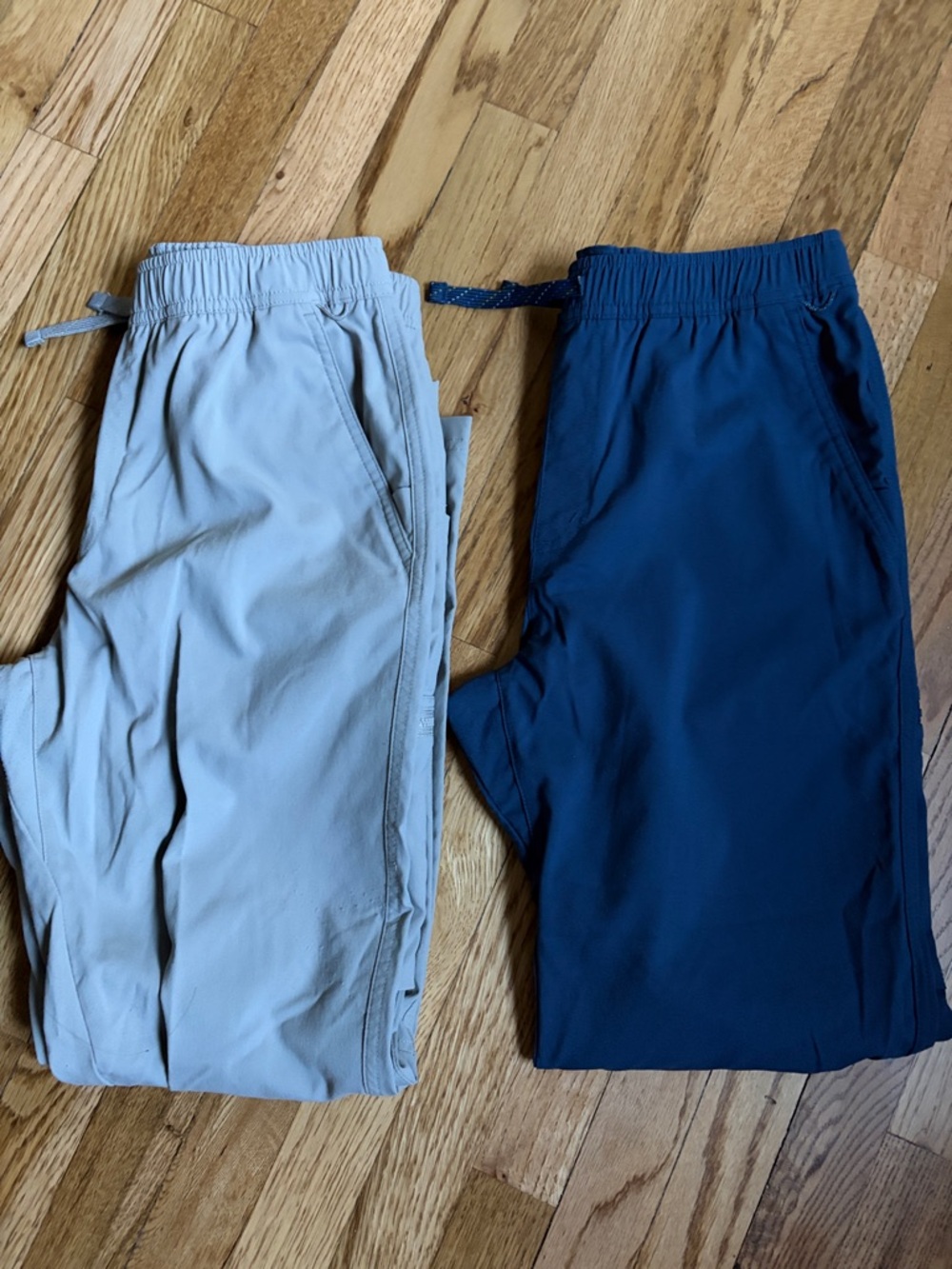 REI Kids Two-Pack Pull-On Joggers in Gray & Navy